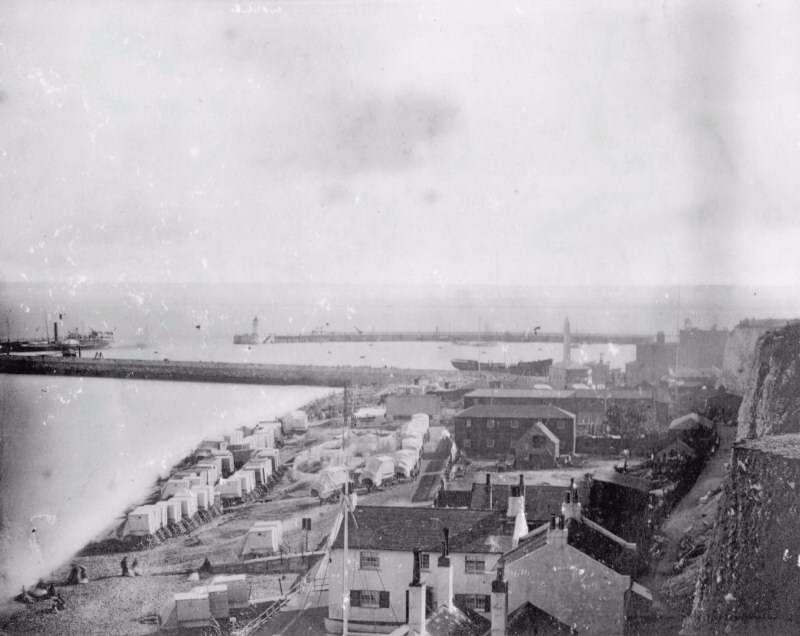 Ramsgate Coast Guard station about 1870